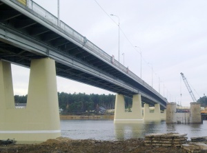 Мостовой переход через р. Пашу на км 175 автодороги М-18 Санкт-Петербург – Мурманск «Кола»