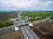 Открытие развязки на автодороге М-4 Дон в Ростовской области