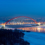 Bugrinsky bridge, Novosibirsk