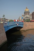 Siny Bridge across the Moika River 