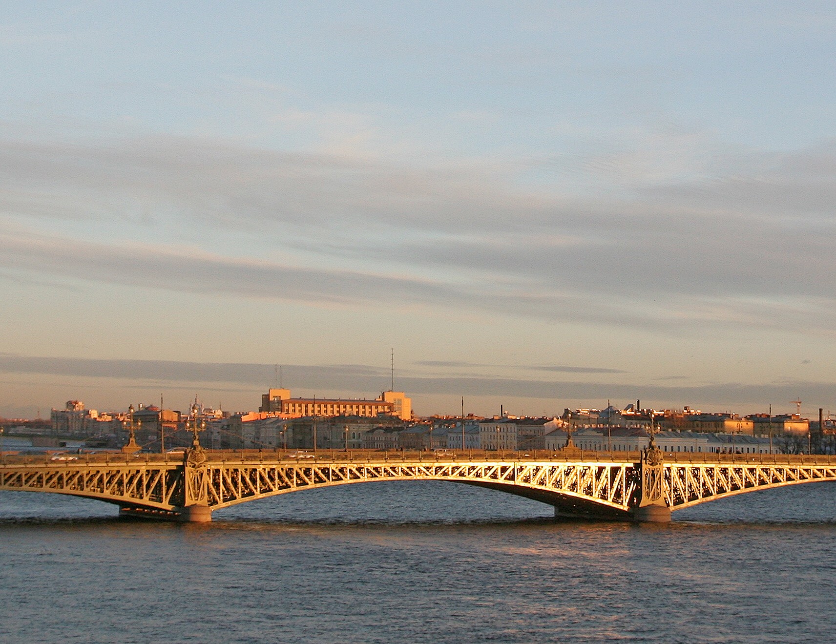 Troitsky Bridge in St. Petersburg