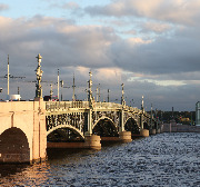 Troitsky bridge, Saint-Petersburg