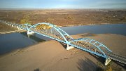 Мост через Иртыш в Павлодаре (Казахстан)