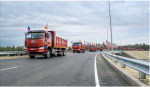 Открыта транспортная развязка на 59-м километре автодороги М-1 «Беларусь»