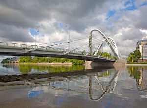 Lazarevsky Bridge across the Small Nevka River